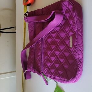 Rare Vera Bradley Triple Zip Hipster in Plum